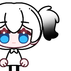 头发 马尾 >> A 1 渐变